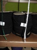 *Three Rolls of Black Lace Edging