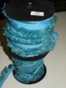 *Two Rolls of Turquoise Fringing