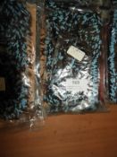 *Three Packs Turquoise & Black Bead Edging