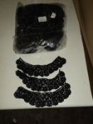 *100 Pairs of Black Stitch on Cuffs