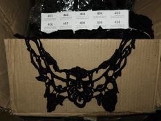 *100 Embroidered Stitch on Panels