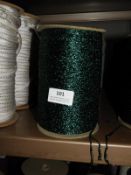 *Three Rolls of Emerald Green Metallic Thread