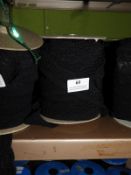 *Three Rolls of Black Lace Edging