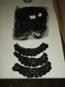 *100 Pairs of Black Stitch on Cuffs