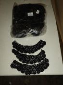 *100 Pairs of Black Stitch on Cuffs