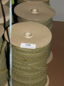 *Three Rolls of Olive Green Lace Edging