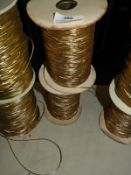 *Two Rolls of Gold Elastic Thread