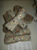 *100m of Patterned Ribbon with Sequin Detail