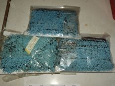 *Three Cards of Turquoise Bead Fringing