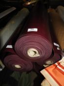 *~50m Roll of Burgundy Plastic Sheeting