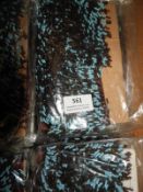 *Three Packs Turquoise & Black Bead Edging