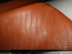 *50m Roll Terracotta Faux Leather Waterproof Uphol