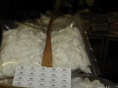 *100 Stitch on Rose Flower Details (White)