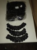*100 Pairs of Black Stitch on Cuffs