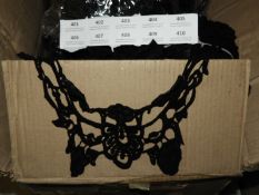 *100 Embroidered Stitch on Panels