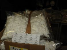 *100 Stitch on Rose Flower Details (White)