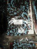 *Three Packs Turquoise & Black Bead Edging