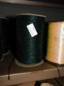 *Three Rolls of Emerald Green Metallic Thread
