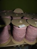 *Three Rolls of Pink Lace Edging