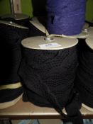 *Three Rolls of Black Lace Edging