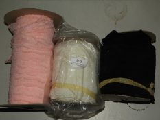 *Three Rolls of Lace Edging (as per Photograph)