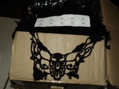 *100 Embroidered Stitch on Panels