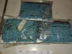 *Three Cards of Turquoise Bead Fringing