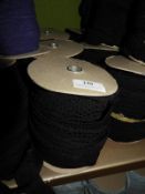 *Three Rolls of Black Lace Edging