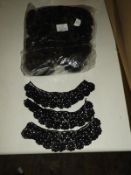 *100 Pairs of Black Stitch on Cuffs