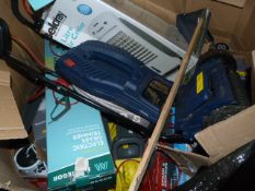 Pallet Containing Air Cooler, Electric Grass Trimm