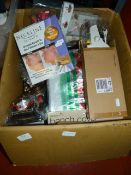 Box Containing Model Car, Bench Cover, Mini Sewing