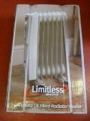 *Limitless 7 Fin Oil Filled Radiator/Heater