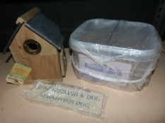 *Bird Box, Wild Bird Suet Balls, etc.