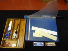 Guillotine, Slide Rule, Tape Splicers, etc.