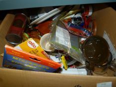 Box of Pottery, Kitchenware, etc.