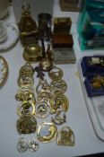 Horse Brasses, Lanterns, Pewter Tankard, etc.