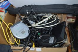 Electrical Cables, CD Player, Headphones, etc.