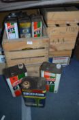 Five Wooden Crates and a Castrol Oil Can