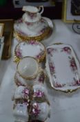 Royal Albert Autumn Roses Part Tea Set (28 Pieces)