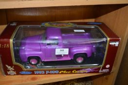 Diecast Model 1953 Ford F100 Custom