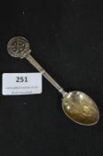 Silver Golfing Teaspoon