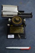 Miniature Tin Plate Toy Typewriter