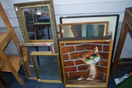 Assorted Framed Pictures and Mirrors