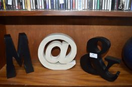 Decorative Wooden Letters