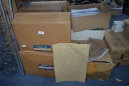 Six Boxes of 250 Envelopes plus A4 File Pouches, e