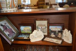 Three Tom Thumb Framed Wall Plaques etc.