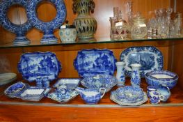 Blue & White Pottery by Ringtons, Copeland Spode,