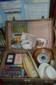 Small Vintage Case of Collectibles; Commemorative