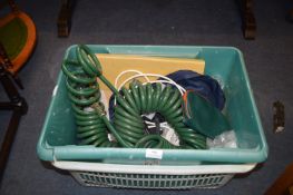 Two Laundry Baskets and Contents, Garden Hose Pipe