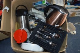 Household Goods Including Kettles, Flasks, etc.